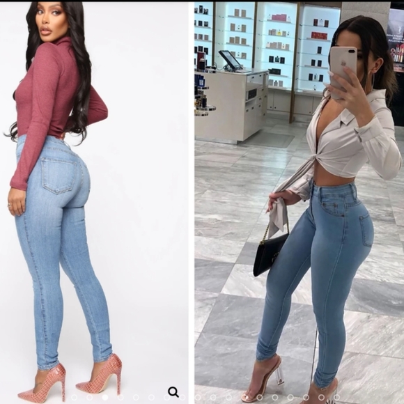 Fashion Nova Denim - Blue Fashion Nova Jeans